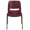 Emma and Oliver Ergonomic Shell Student Stack Chair - Classroom Chair / Office Guest Chair